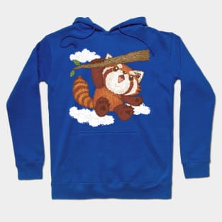 Red panda hanging Hoodie